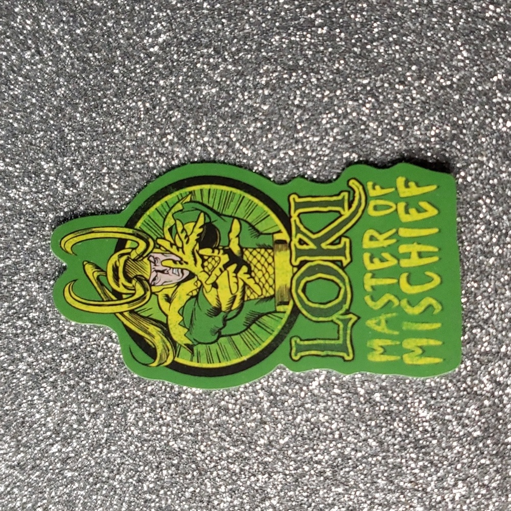 MARVEL Loki Comic Waterproof Sticker